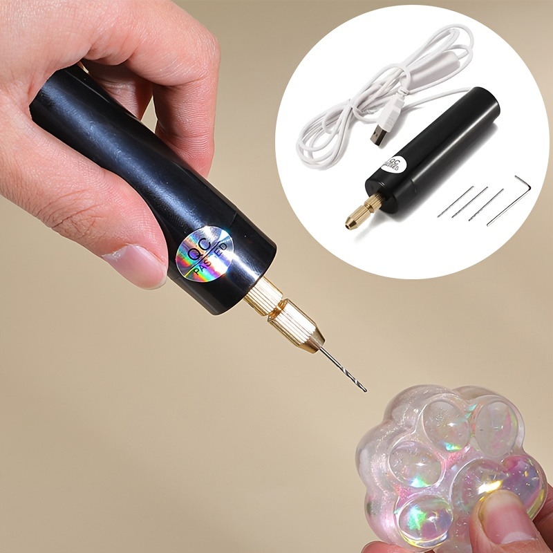 Jewelry Making Drill - طقم مثقاب كهربائي صغير USB أداة