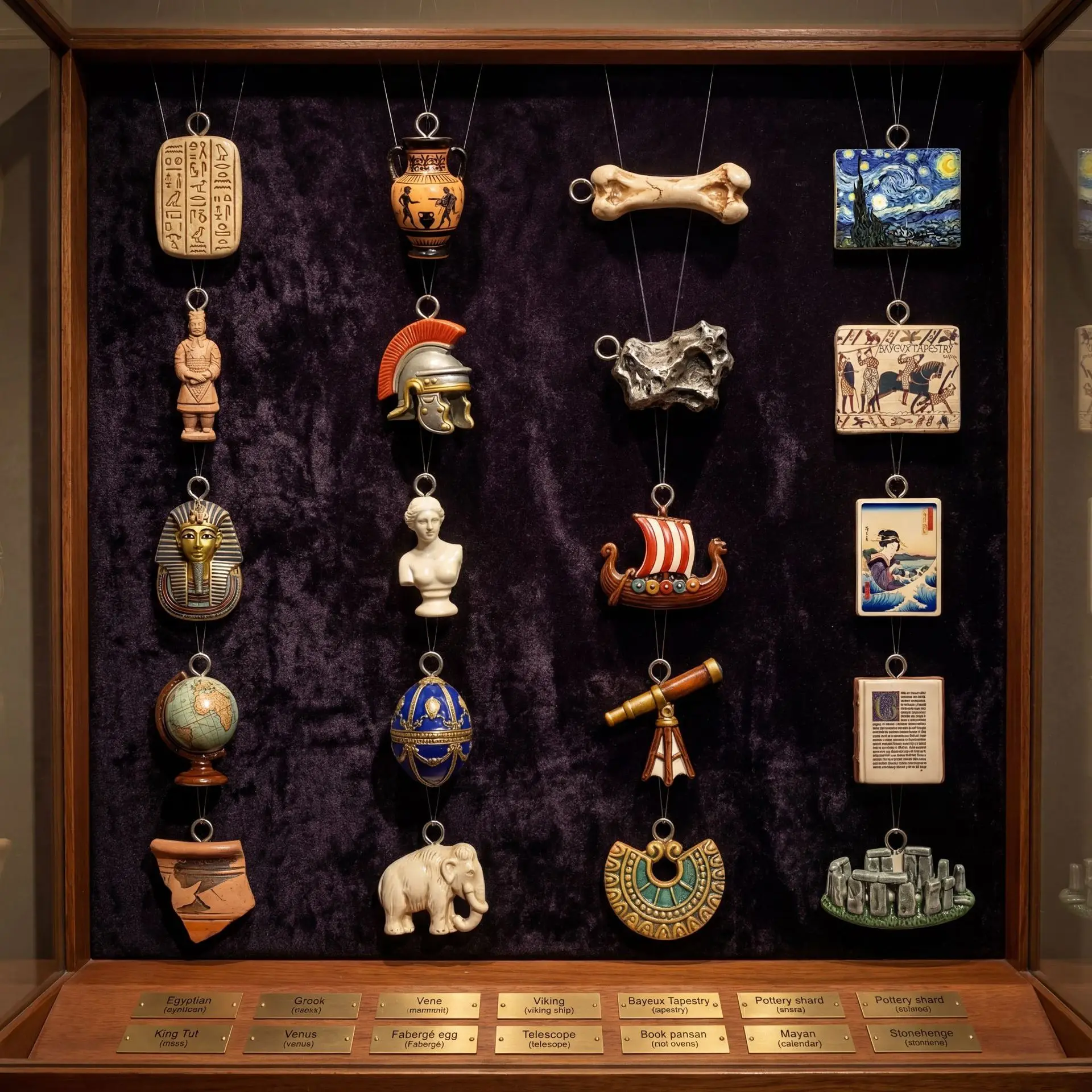 قلادة صغيرة على شكل قطعة أثرية - مراجعة Jewelry Making History وسعره