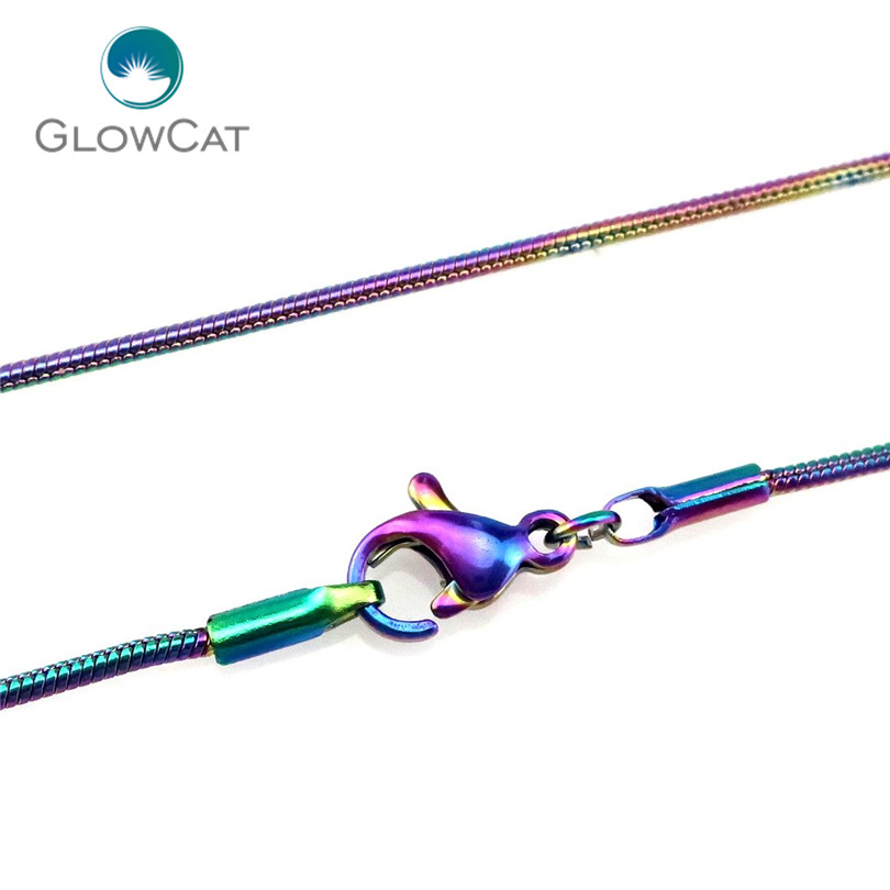 5 قطعة/الوحدة varisize قوس قزح - مراجعة Lobster Clasp Silver وسعره