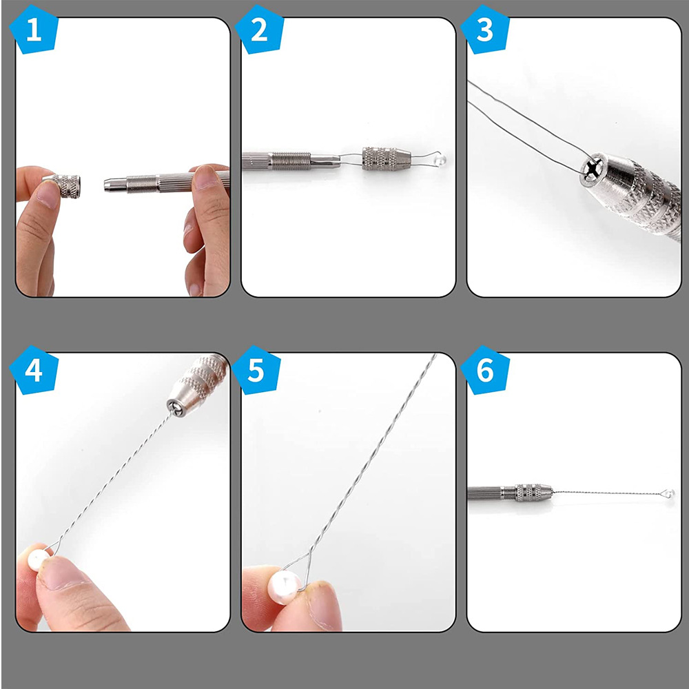 قاعدة مثقاب يدوية برأس مزدوج،  - مراجعة Jewelry Making Drill وسعره