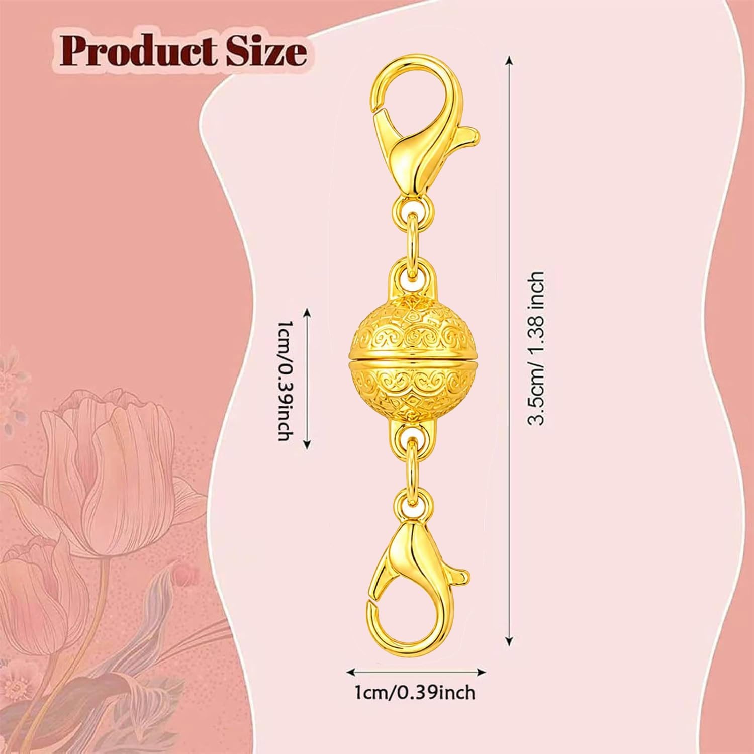 مشبك قلادة مغناطيسي مع مشبك عل - مراجعة Lobster Clasp Silver وسعره