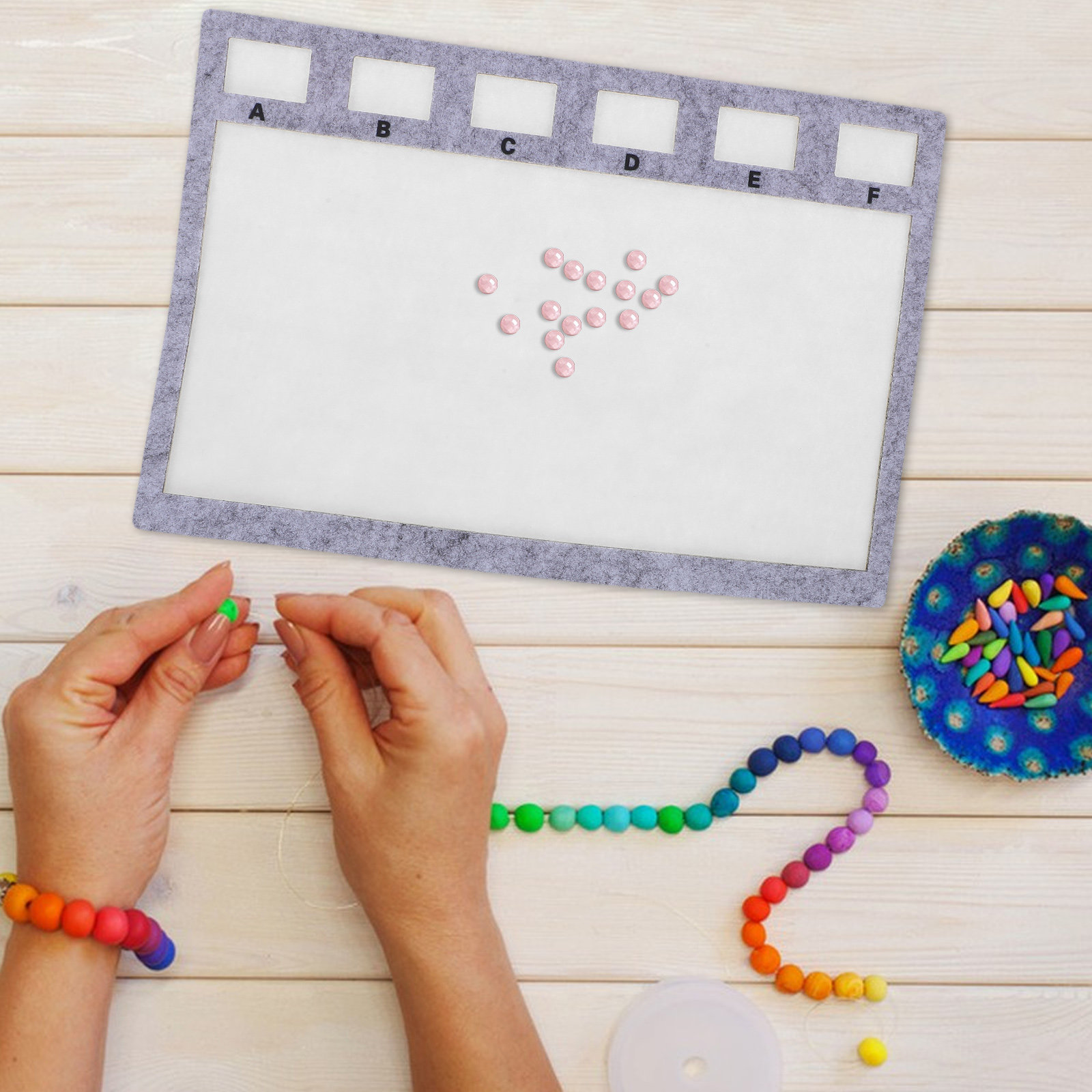 لوحة قياس للأساور مقاس 11.4 ×  - مراجعة Jewelry Making Board وسعره